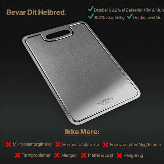 Certificeret Nordvak® Ren Titanium Skærebræt