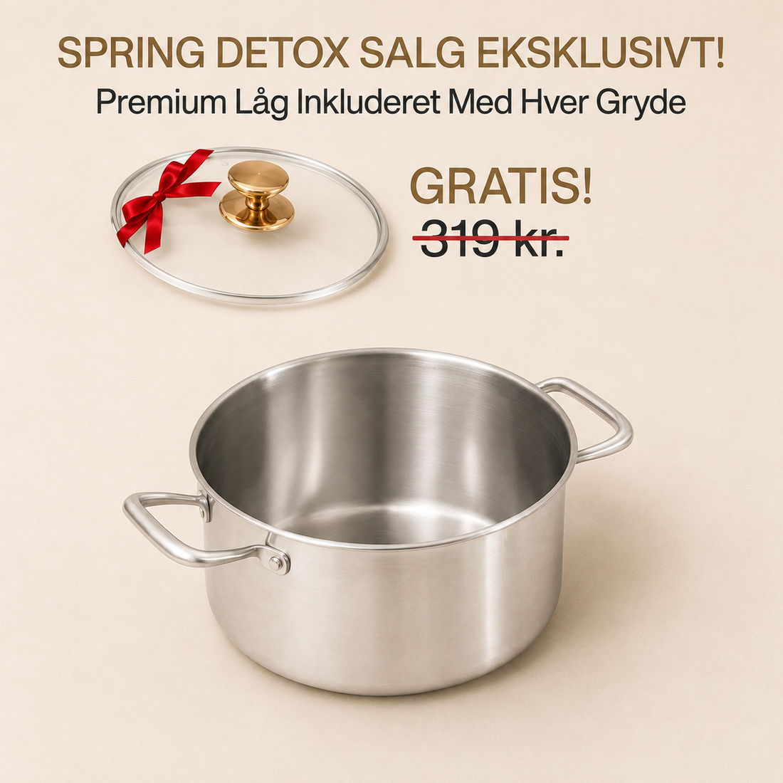 Nordvik Titanium Nutri Pot Pro gryde i rent titanium