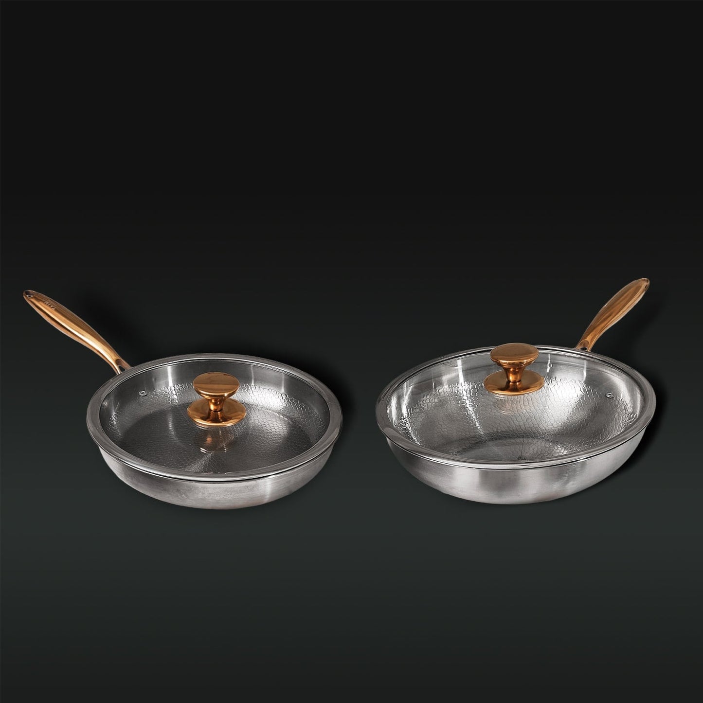 Ren Titanium Klassisk & Wok Pande (4 Stykker)