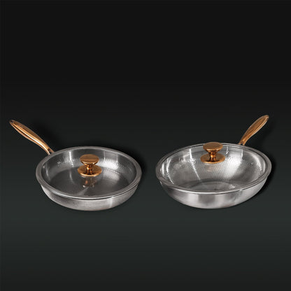Ren Titanium Klassisk & Wok Pande (4 Stykker)