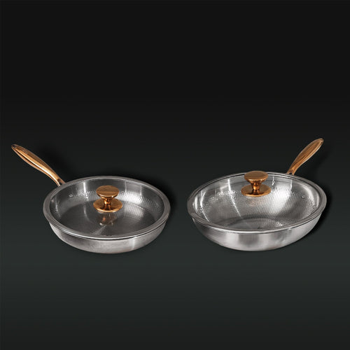 Ren Titanium Klassisk & Wok Pande (4 Stykker)