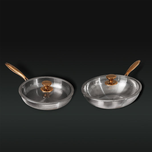 Ren Titanium Klassisk & Wok Pande (4 Stykker)