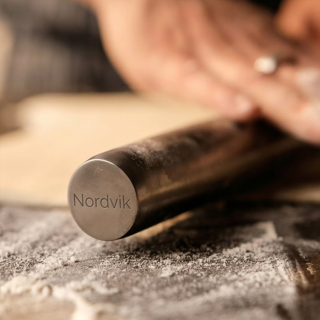 Nordvik® Pure Titanium Kagerulle til Dej
