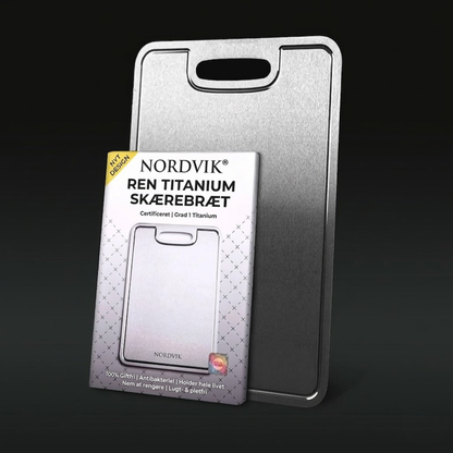 Certificeret Nordvik® Ren Titanium Skærebræt
