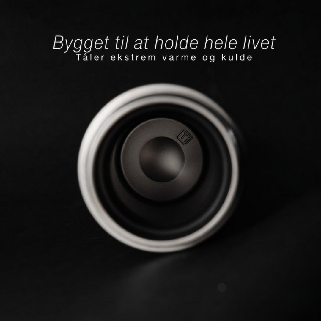 Nordvik® 100% Ren Titanium Vandflaske - Drik Rent, Lev Bedre.
