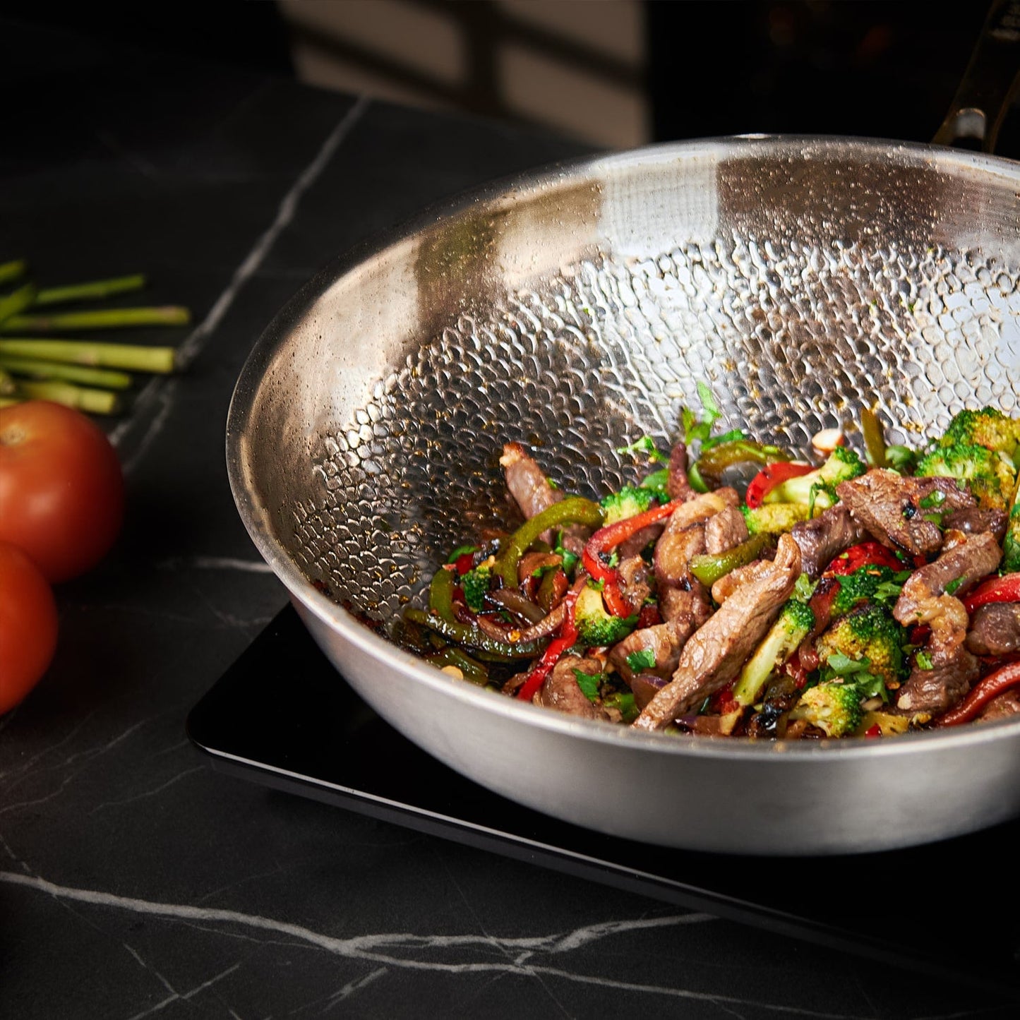 Nordvik Certificeret Ren Titanium Wok Pande Pro