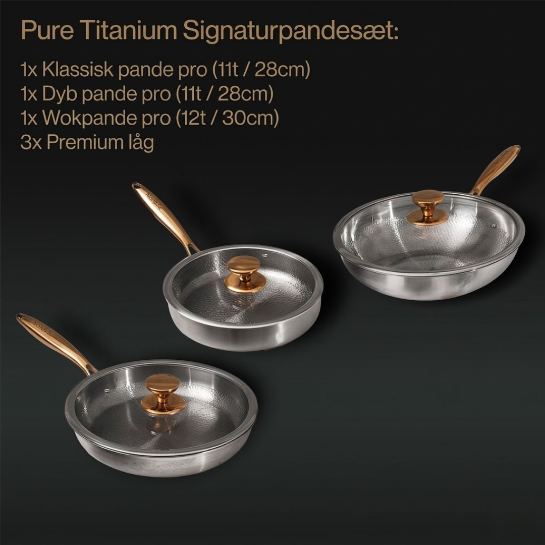 Ren Titanium Signature Pande Sæt (6 Stykker)