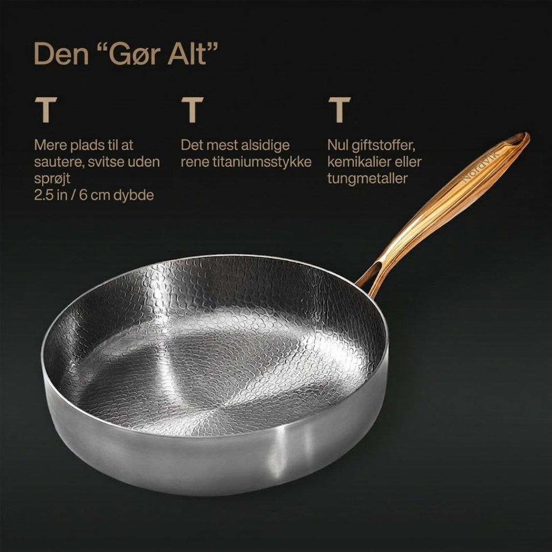 Ren Titanium Signature Pande Komplet Sæt (8 Stykker)