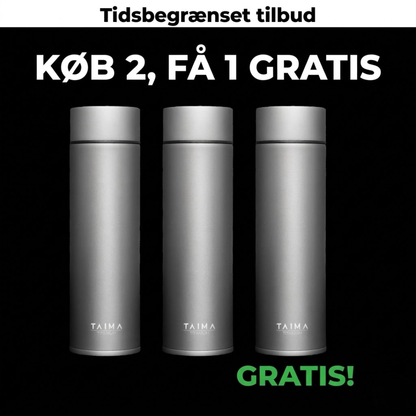 Nordvik® 100% Ren Titanium Vandflaske - Drik Rent, Lev Bedre.