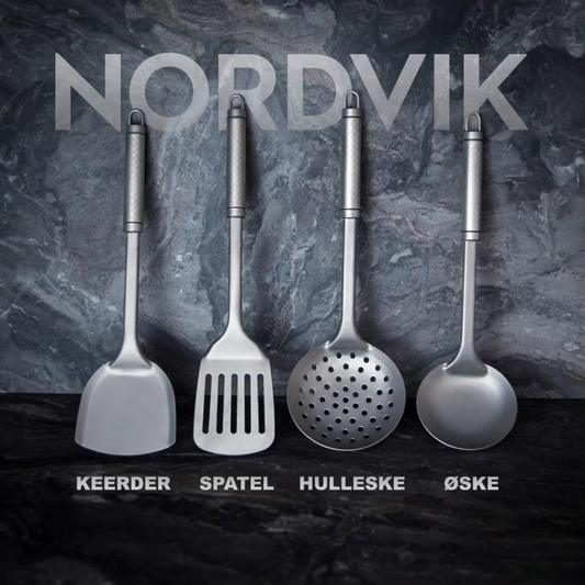 Nordvik® 100% Ren Titanium Spatel / Redskaber.