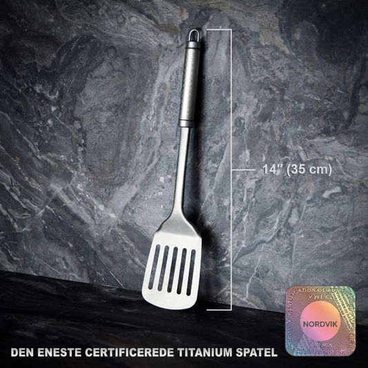 Nordvik® 100% Ren Titanium Spatel / Redskaber.
