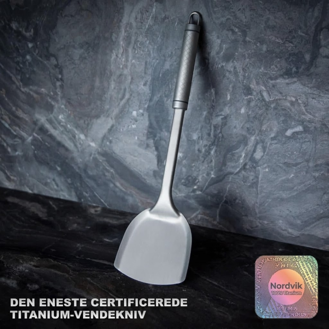 Nordvik® 100% Ren Titanium Spatel / Redskaber.
