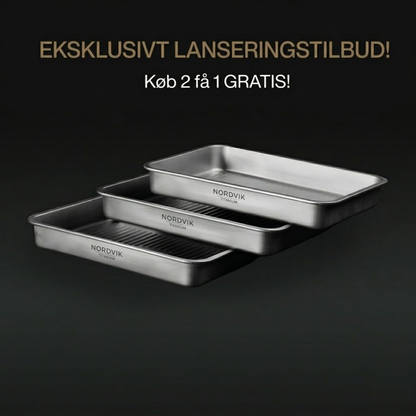 Nordvik® Ren Titanium Bagetallerken | Begrænset Lanceringstilbud