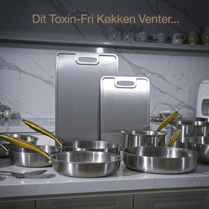 Certificeret Nordvik® Ren Titanium Skærebræt - V2 Opdateret Design