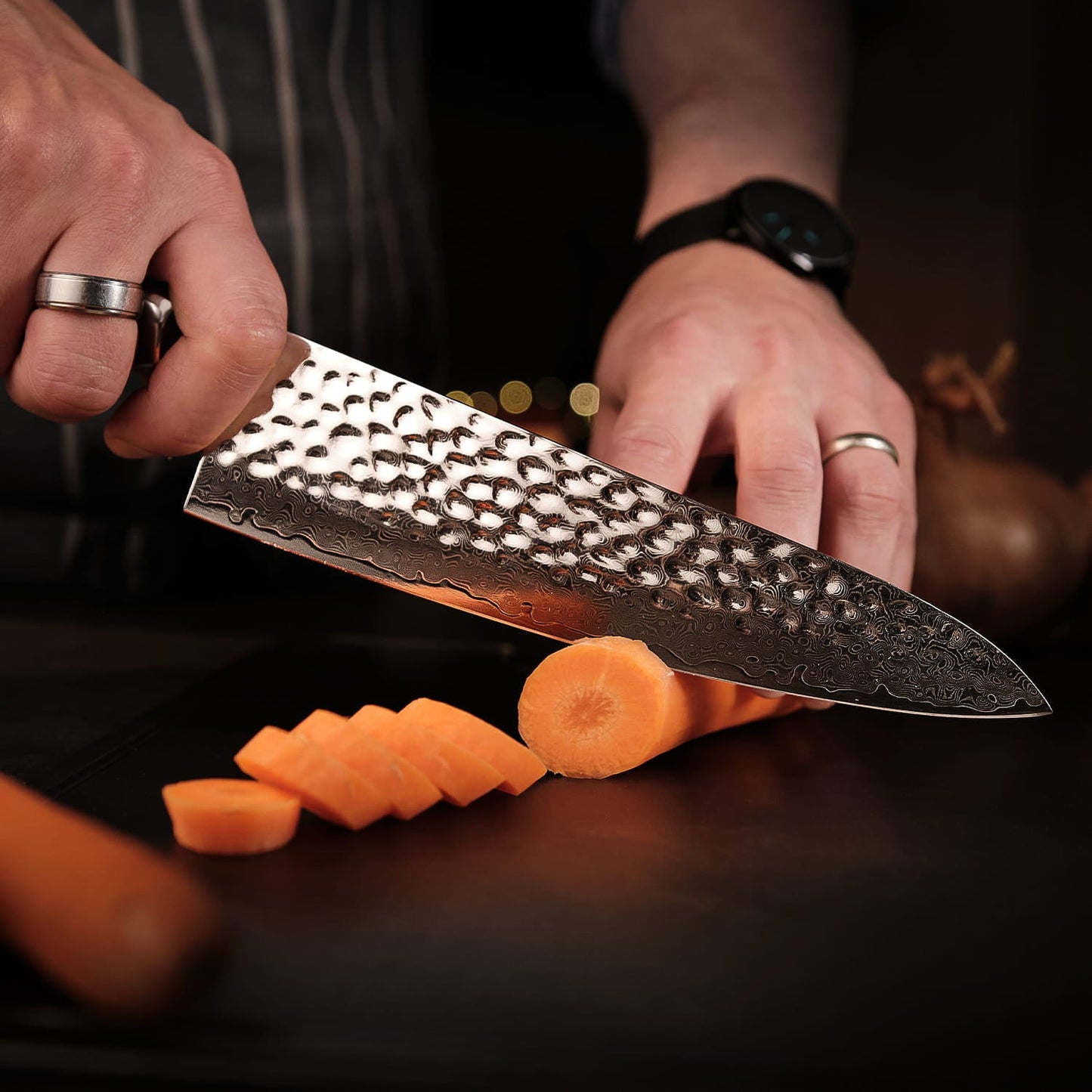 Nordvik® Raijin Damascus Kokkekniv 8,5″