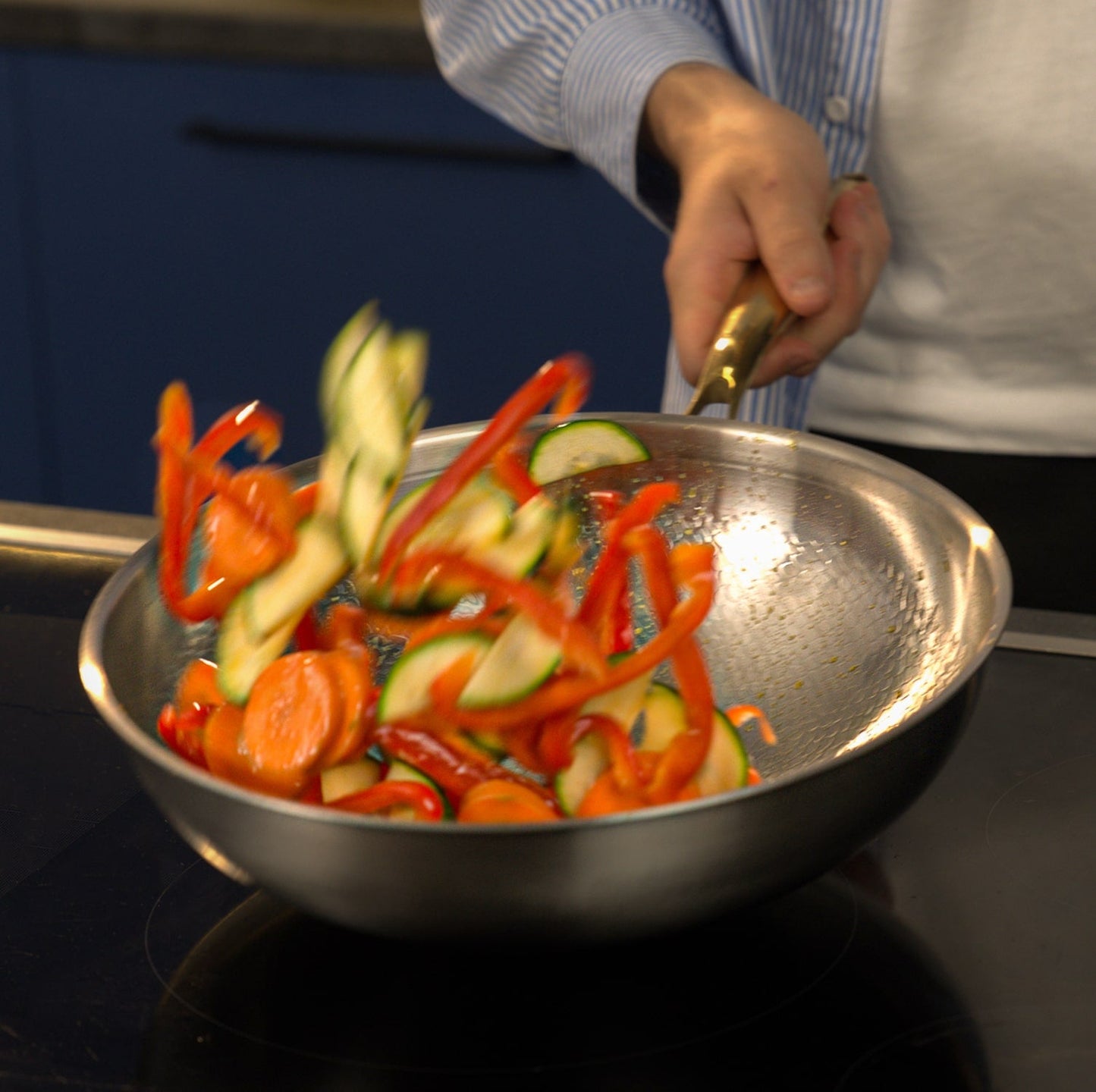 Nordvik Certificeret Ren Titanium Wok Pande Pro